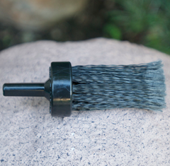 Drill Powered Lugnut Cleaning Tool